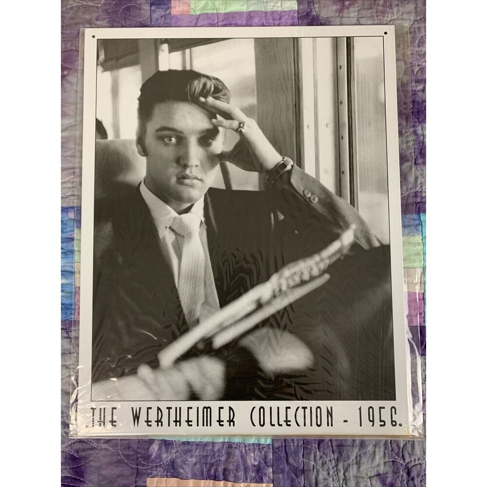12.5x16 Elvis Presley The Wertheimer Collection 1956 Metal Sign USA Made